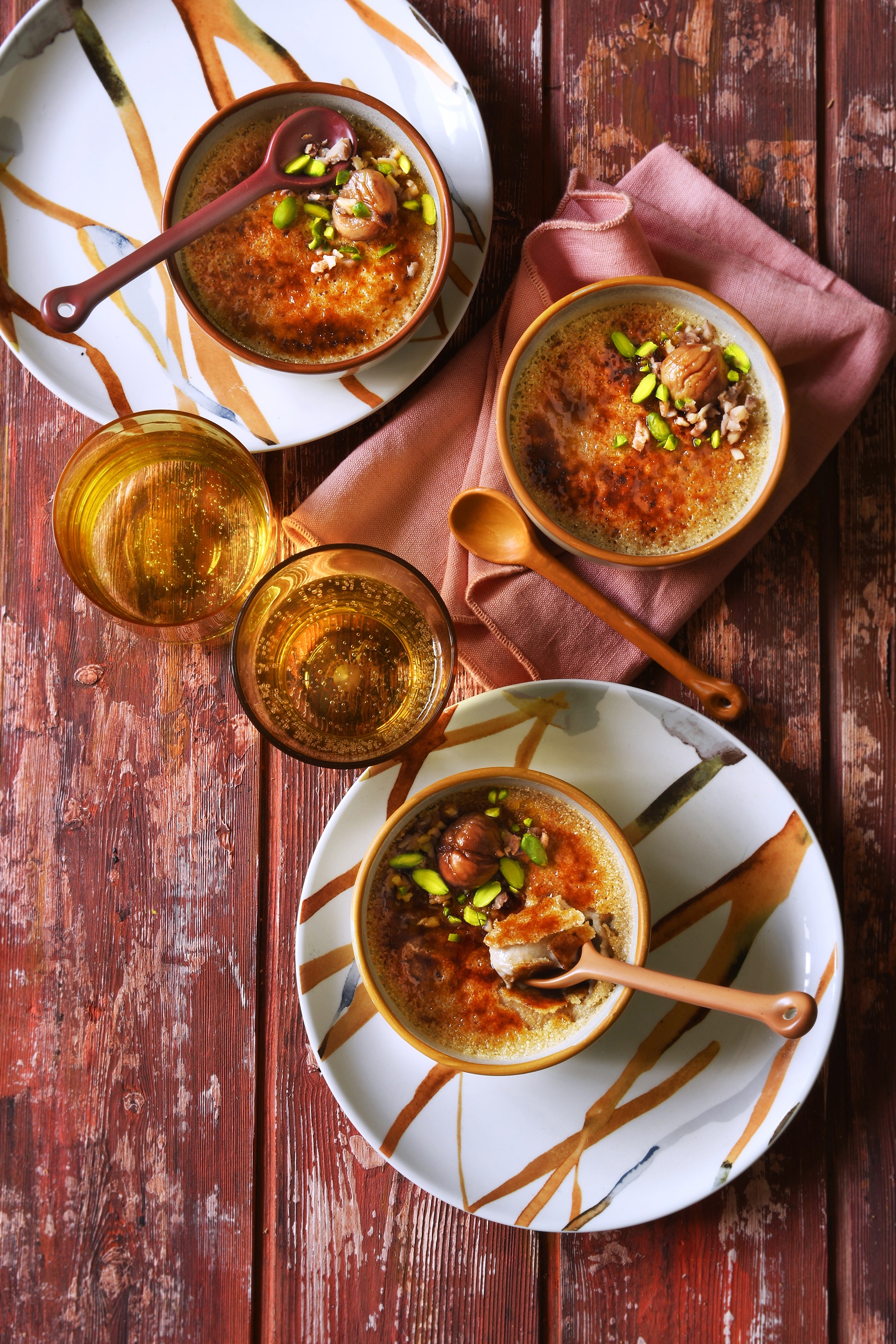 Crème brûlée à la crème de marron