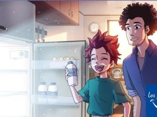Communiqué de presse - Le grand retour en TV « Les Produits Laitiers sont nos amis pour la vie », version manga