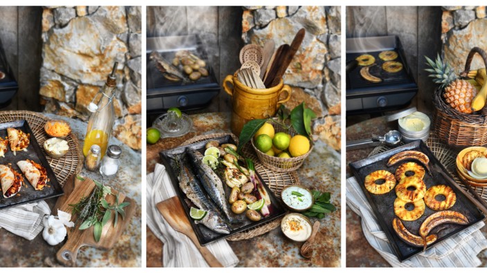 Idées recettes avec les produits laitiers : plancha party !