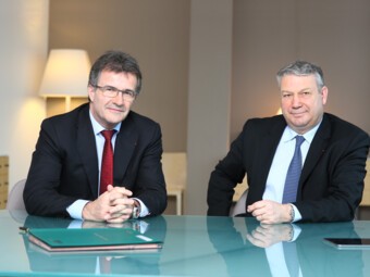 Philippe Brassac et Dominique Lefebvre