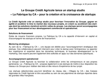 CP 2018 01 30_Groupe CA_La Fabrique by CA.pdf