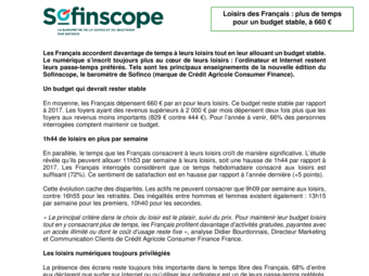 2018 03 26 Sofinscope - Loisirs des Français.pdf