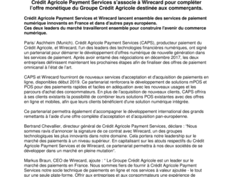 2018 04 04 Crédit Agricole Payment Services s’associe à Wirecard.pdf