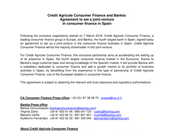 2018 05 28 CACF & Bankia Agreement to set a joint-venture....pdf
