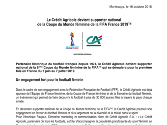 2018 10 16 Crédit Agricole devient supporter national de France 2019.pdf