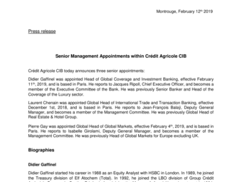2019 02 12 Appointments Crédit Agricole CIB.pdf