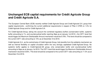 2019 02 19 Unchanged ECB capital requirements for Crédit Agricole Group and CASA.pdf