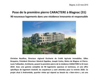 2019 03 22 CA Immobilier - Pose Premiere CARACTERE Blagnac.pdf