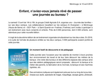 2019 04 10 Le groupe Crédit Agricole SA organise une journee des familles.pdf