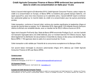 2019 06 28 (FR) CACF et Banco BPM renforcent leur partenariat dans le crédit à la conso en Italie.pdf