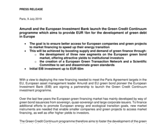 2019 07 09 Amundi_European Green credit continuum fund.pdf