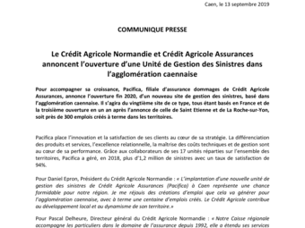 2019 09 13 Le CA Normandie et CAA annoncent l’ouverture d’une Unité de Gestion des Sinistres dans l’agglomération caennaise.pdf