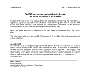 2019 09 17 CACEIS’s recommended public offer in cash .pdf