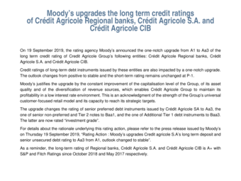 2019 09 19 Moody’s upgrades the long term credit ratings Crédit Agricole SA.pdf