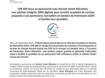 25 09 2019 PP_CPR AM lance en partenariat avec Harvest Smart Allocation.pdf