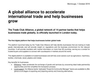 2019 10 01 A global alliance to accelerate international trade and help businesses grow.pdf