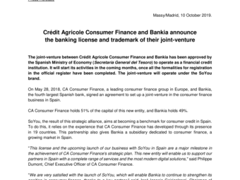 2019 10 10 Crédit Agricole Consumer Finance and Bankia announce So You.pdf