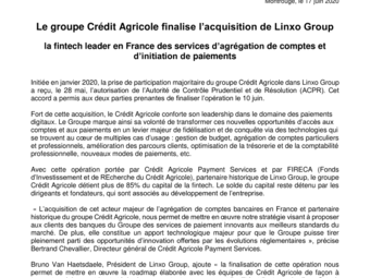 2020 06 17 Le groupe Crédit Agricole finalise l’acquisition de Linxo Group.pdf