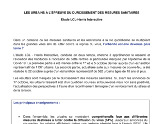 2020 10  28 Observatoire des Urbains LCL - Mesures sanitaires.pdf
