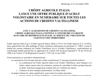 2020 11 23 - Project Giulia - Press Release vFINAL - FR CASA.pdf