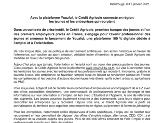 2021 01 11 Avec la plateforme Youzful, le Crédit Agricole connecte en région les jeunes et les entreprises qui recrutent .pdf