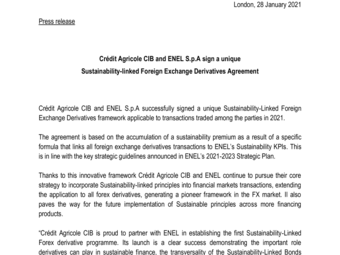 Crédit Agricole CIB_ENEL Sustainability Linked FX agreement_EN.pdf
