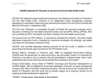 PR_CACEIS selected by Theoreim to service its first two Real Estate funds.pdf