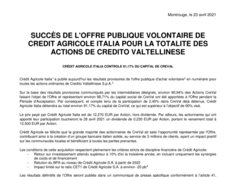 2021 04 23 - OFFRE PUBLIQUE VOLONTAIRE CREVAL - Communiqué de presse - FR CASA.pdf