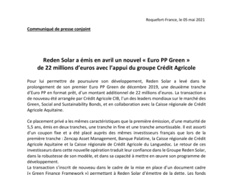 2021 05 05 Reden Solar a émis un nouvel « Euro PP Green ».pdf