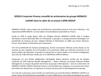 2021 05 17 SODICA Corporate Finance conseille les actionnaires du groupe MONACO LUXURY.pdf