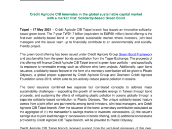 Crédit Agricole CIB Taipei Branch_Solidarity-based Green Bond_EN.pdf