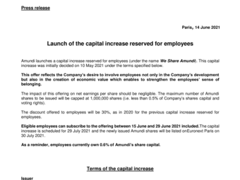 Amundi 2021 - PR - Launch employees share issue 2021 06 14.pdf