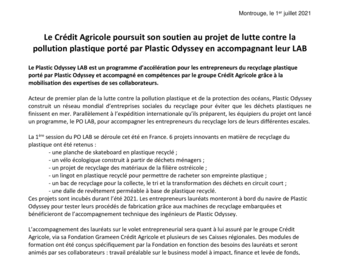 2021 07 01 Le Crédit Agricole poursuit son soutien à Plastic Odyssey.pdf