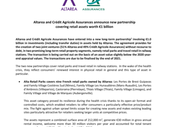 Altarea and Crédit Agricole Assurances announce new partnership in retail.pdf