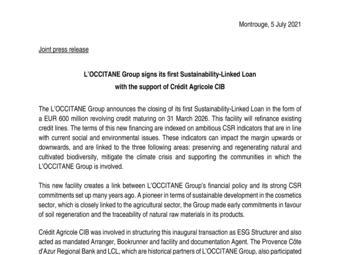 L'Occitane_Crédit Agricole CIB_RCF critères ESG_EN.pdf