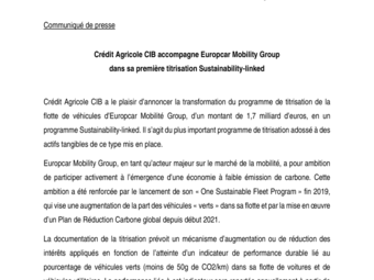 2021 10 21 CACIB accompagne Europcar Mobility Group dans sa première titrisation Sustainability-linked.pdf