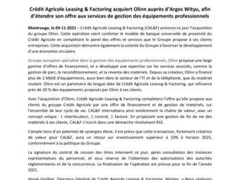 2021 11 09 Crédit Agricole Leasing & Factoring acquiert Olinn auprès d’Argos Wityu.pdf