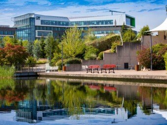Vue sur le campus Evergreen (Montrouge) - siège de Crédit Agricole SA ©SP