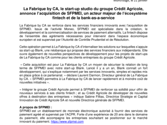 2022 01 21 La Fabrique by CA annonce l’acquisition de SFPMEI.pdf