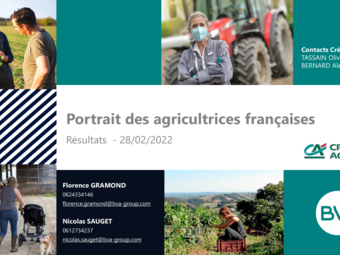 2022 03 01 (slides VF) Sondage Crédit Agricole & BVA - Portrait des Agricultrices en France.pdf