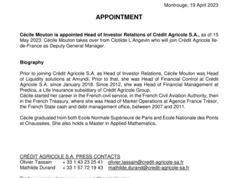2023 04 19 -PR_ Crédit Agricole S.A. Appointment Cécile Mouton.pdf