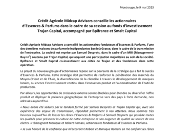 Communiqué de presse - Crédit Agricole Midcap Advisors_Essences & Parfums_09052023.pdf