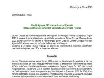 Communiqué de presse_Crédit Agricole CIB_ Nomination de Laurent Chenain_31052023.pdf