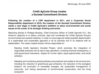 2023 06 30_ PR Crédit Agricole Group creates a Societal Commitment Division.pdf