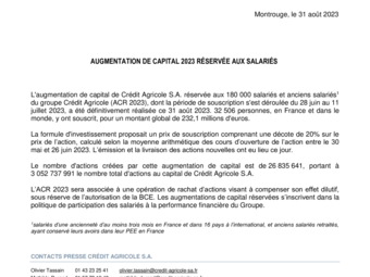 2023 08 31 _ CP Crédit Agricole SA - Cloture ACR 2023.pdf