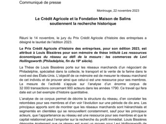 2023 11 22 le Crédit Agricole et la Fondation Maison de Salins soutiennent la recherche historique.pdf