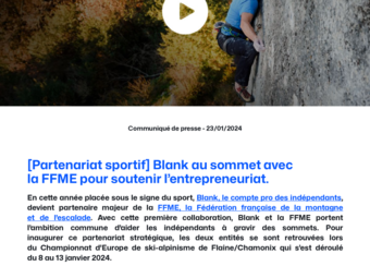 2024 01 23 CP Blank devient partenaire majeur de la FFME.pdf