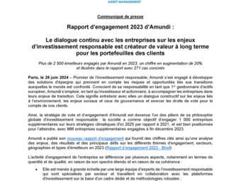 Communiqué de presse - Rapport d'engagement Amundi 2023.pdf