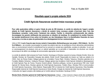 Résultats de l'appel à projets aidants 2024 - Crédit Agricole Assurances soutient treize nouveaux projets.pdf