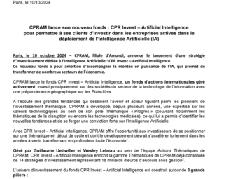 2024 10 10 CP CPRAM lance son fonds CPR Invest Artificial Intelligence.pdf